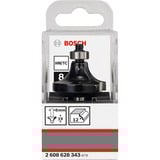 Bosch PRO Wood Abrundfräser, Radius 12mm Schaft Ø 8mm, zweischneidig, Anlaufkugellager