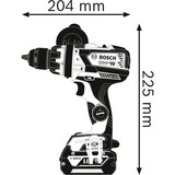 Bosch Professional Akku-Schlagbohrschrauber GSB 18V-110 C Professional solo, 18Volt, Schlagbohrmaschine blau/schwarz, ohne Akku und Ladegerät, L-BOXX