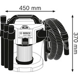 Bosch Professional GAS 18V-10 L, Nass-/Trockensauger blau, ohne Akku und Ladegerät