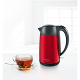 Bosch Wasserkocher DesignLine TWK3P424 rot/grau, 1,7 Liter