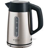 Bosch Wasserkocher DesignLine TWK4P440 edelstahl/schwarz, 1,7 Liter