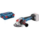 Bosch X-LOCK Akku-Winkelschleifer GWX 18V-10 SC Professional, 18Volt blau/schwarz, ohne Akku und Ladegerät, Bluetooth Modul, in L-BOXX