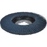 Bosch X-LOCK Fächerscheibe X571 Best for Metal, Ø 115mm, K80, Schleifscheibe Bohrung 22,23mm, abgewinkelt