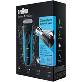 Braun Series 3 ProSkin - 3045s, Rasierer schwarz/blau