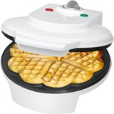 Clatronic Waffelautomat WA 3491, Waffeleisen weiß, 1.200 Watt