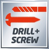 EINHELL Power X-Change Akku-Bohrschrauber TE-CD 18 Li E - Solo, 18Volt rot/schwarz, ohne Akku und Ladegerät