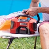 EINHELL Power X-Change Hybrid-Kompressor PRESSITO, 18Volt / 220Volt rot/schwarz, ohne Akku und Ladegerät