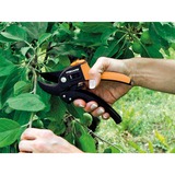 Fiskars PowerStep Gartenschere, Amboss P83 schwarz/orange