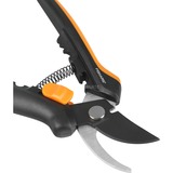 Fiskars Solid Floristenschere SP14, Gartenschere orange/schwarz