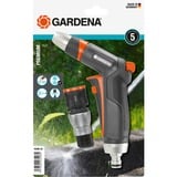 GARDENA Premium Reinigungsspritzen-Set 18306-20 schwarz/silber, 13mm (1/2") - 15mm (5/8“)