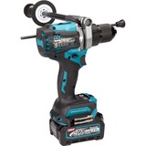 Makita Akku-Schlagbohrschrauber HP001GD201 XGT, 40Volt blau/schwarz, 2x Li-Ion XGT Akku 2,5Ah, MAKPAC