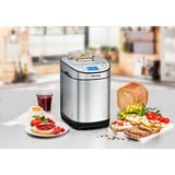 Rommelsbacher Brotbackautomat BA 550 edelstahl/schwarz, 550 Watt, 2 Liter, für Brote bis 900g