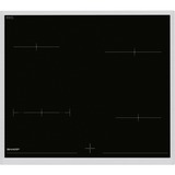 SHARP K-62D19IM0-EU, Herdset edelstahl/schwarz