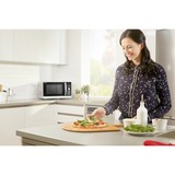 SHARP R843INW, Mikrowelle silber/schwarz