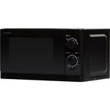 SHARP R-200BKW, Mikrowelle schwarz
