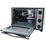 Steba Backofen mit Drehspieß und Umluft KB 27 U.2, Mini-Backofen weiß/schwarz