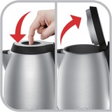 Tefal Element KI 280D, Wasserkocher edelstahl/schwarz, 1,7 Liter