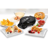 Unold Waffelautomat Diamant, Waffeleisen schwarz, 1.200 Watt