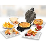 Unold Waffelautomat Diamant, Waffeleisen schwarz, 1.200 Watt