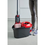 Vileda Wischer ULTRAMAX 2in1 TURBO Komplettset, Bodenwischer schwarz/rot