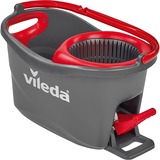 Vileda Wischmop Turbo EasyWring & Clean Box, Bodenwischer schwarz/rot