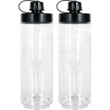 WMF KÜCHENminis Smoothie-to-go, Standmixer edelstahl/schwarz, 300 Watt, Behälter 0,6 Liter