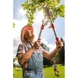 WOLF-Garten Amboss-Astschere Power Cut RS 900 T "Premium Plus" rot/grau, Teleskopstiele 65cm - 90cm