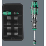 Wera Kraftform Kompakt 62, 1/4", Bit-Satz inkl. Steckgriff, mit Falttasche