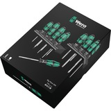 Wera Schraubendreher Satz Big Pack 300 schwarz/grün, Kraftform Plus, Lasertip