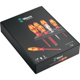 Wera Schraubendreher Satz Kraftform Plus 160i/165i/7, VDE rot/gelb, mit Lasertip, Spannungsprüfer