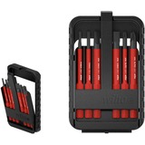 Wiha Bit-Satz slimBit electric, Schlitz und PZ/S rot, 7-teilig