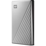 WD My Passport Ultra 2 TB, Externe Festplatte silber/schwarz, USB-C 3.2 Gen 1