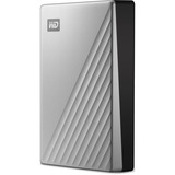 WD My Passport Ultra for Mac 5 TB, Externe Festplatte silber/schwarz, USB-C 3.2 Gen 1