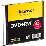 Intenso DVD+RW 4,7 GB, DVD-Rohlinge 4fach, 10 Stück