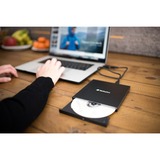 Verbatim External Slimline-Blu-ray-Writer, externer Blu-ray-Brenner schwarz, USB 3.1 Gen 1 (Typ-C)