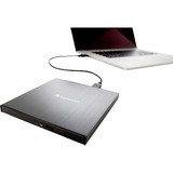 Verbatim External Slimline USB 3.0-Blu-ray-Brenner, externer Blu-ray-Brenner schwarz