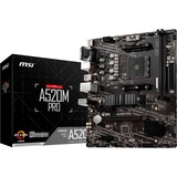 MSI A520M PRO, Mainboard schwarz