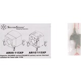 SilverStone SST-AR10-115XP, CPU-Kühler silber/schwarz, 70 mm