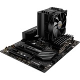 be quiet! Pure Rock 2 Black, CPU-Kühler schwarz, Elegante schwarze Oberfläche, 120 mm
