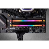 Corsair DIMM 16 GB DDR4-3600 (2x 8 GB) Dual-Kit, Arbeitsspeicher schwarz, CMW16GX4M2D3600C18, Vengeance RGB PRO, INTEL XMP