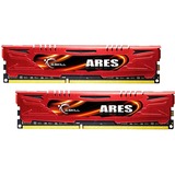 G.Skill DIMM 16 GB DDR3-2133 (2x 8 GB) Dual-Kit, Arbeitsspeicher F3-2133C11D-16GAR, Ares, INTEL XMP