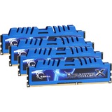 G.Skill DIMM 32 GB DDR3-2400 (4x 8 GB) Quad-Kit, Arbeitsspeicher F3-2400C11Q-32GXM, RipjawsX, INTEL XMP