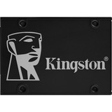 Kingston KC600 512 GB, SSD schwarz, SATA 6 Gb/s, 2,5"