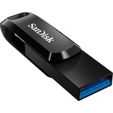 SanDisk Ultra Dual Drive Go 64 GB, USB-Stick schwarz, USB-A 3.2 Gen 1, USB-C 3.2 Gen 1