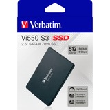 Verbatim Vi550 S3 512 GB, SSD schwarz, SATA 6 Gb/s, 2,5"