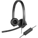 Logitech USB Stereo Headset H570e schwarz