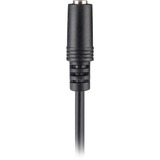 goobay Kabel 3,5mm-Stecker > 2x 3,5mm-Kupplung schwarz, 20cm, stereo