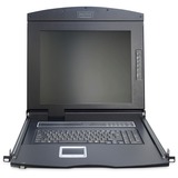 Digitus 19" KVM Konsole 17"TFT 1Port, KVM-Switch 