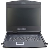 Digitus 19" KVM Konsole 19"TFT 16Port, KVM-Switch 