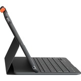 Logitech Slim Folio, Tastatur schwarz, DE-Layout, Scissor-Switch, für iPad 7., 8. und 9. Generation